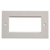 CONEC2, 2G WALLPLATE 50X100 Cut Out, Wall Plates and Floor