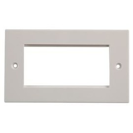 CONEC2, 2G WALLPLATE 50X100 Cut Out, Wall Plates and Floor Boxes Audio Visual Cable, Qty X 1 | CLB860