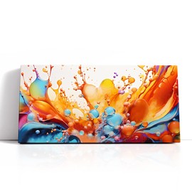 Framed Wall Art Modern Artwork Modern Colorful Fantasy Fantasy Abstract Canvas Painting Colorful Wall Decor For Living Room Bedroom Dining Room Home Office Decor 16x32 Inch With Framed