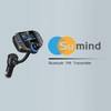 (Upgraded Version) Bluetooth FM Transmitter, Sumind Wireless Radio Adapter Hands-Free