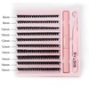 DIY Lash Extension Kit，200pcs Lash Clusters Individual Lashes Eyelash Extension