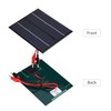 2W 12V Solar Panel with Clips Polycrystalline Silicon Solar Cell