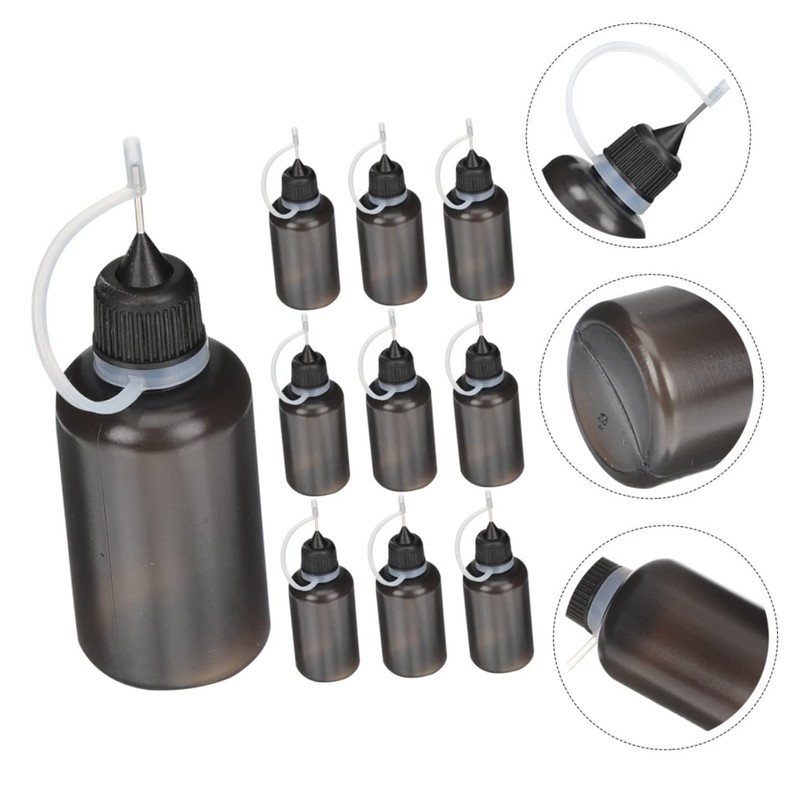 FOMIYES Fine Tip Squeeze Bottles 10pcs for Glue Paint Oil