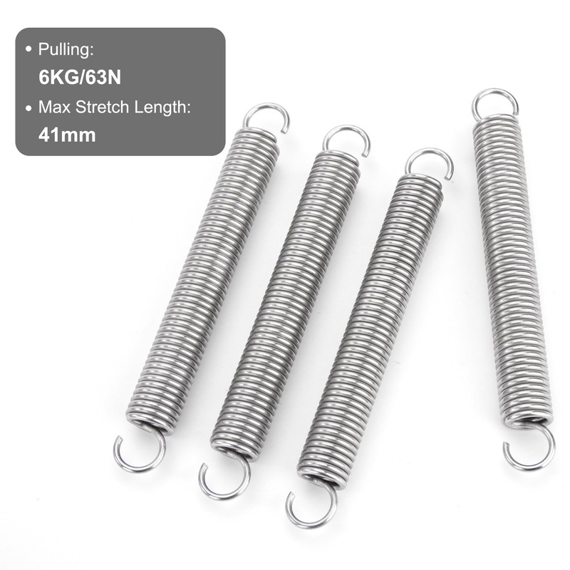 GUNGY Tension Springs with Hooks Stainless Steel Tension Spring Tension