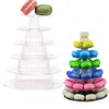 Kithing 6 Tiers Round Macaron Tower Stand Cake Display Rack