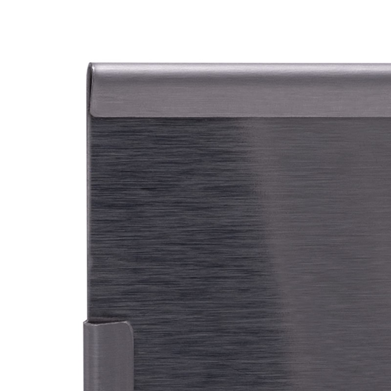 Stainless Steel Backsplash, 30" X 23.25" with Hemmed Edges