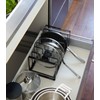 Yamazaki Home Tower Under Sink Pot Lids And Frying Pan