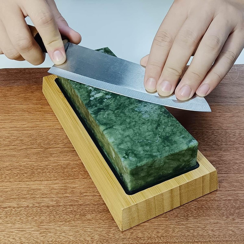 Large Size Polishing Sharpening Stone,Grit 10000# Knife Sharpener Whetstone Final