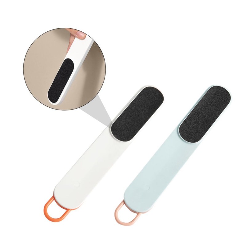 Baluue 2pcs Foot Files and Brush for Callus Removal and