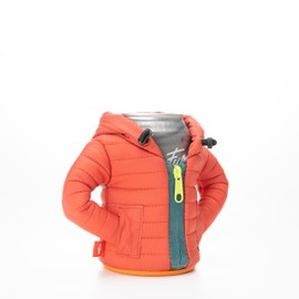 Puffin - The Alpine Jacket - Insulated 12 oz Can Cooler I Beer Bottle & Soda Can Insulator, Keep Drinks and Beverages Cold (Paprika)