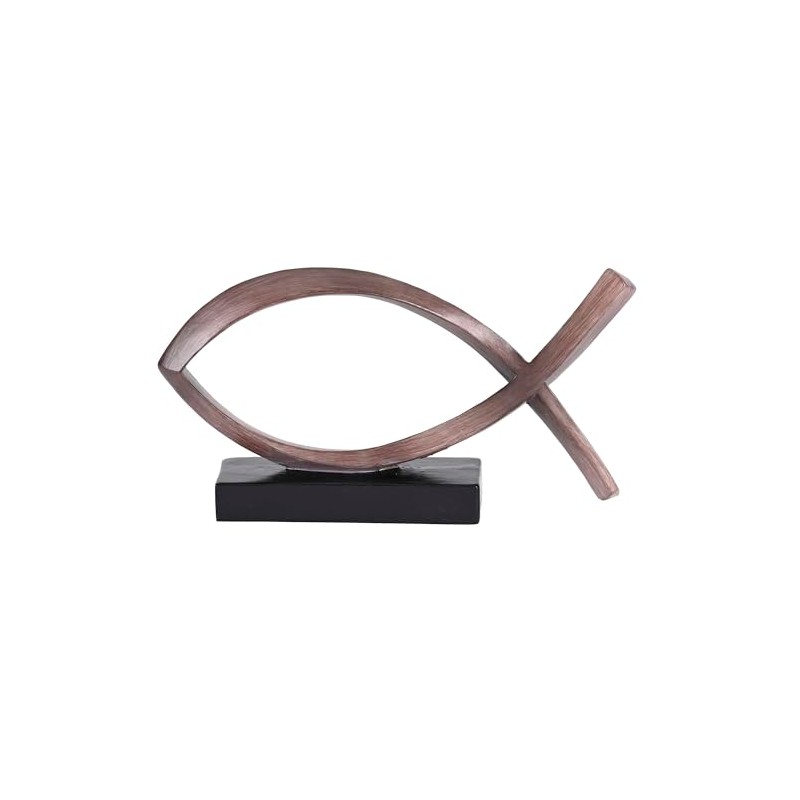 Dicksons Ichthys Ichthus Jesus Fish - 8 x 4 Inch