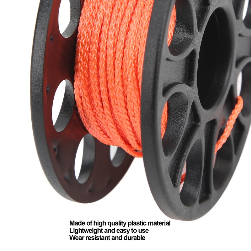 Diving Spool Plastic Prevent Winding Lightweight Diving Finger Reel with