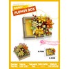 Sacblirr Orange Fantasy Mini Flower DIY Plant Building Blocks for