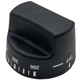 Whole Parts Thermostat Knob With Self Clean (Black) Part #PB010187 - Replacement and Compatible With Some Viking Gas and Oven Ranges - Replaces PB010187 - Non-OEM Appliance Parts - 2 Yr Warranty