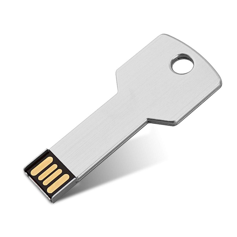64G Key Shape USB Flash Drive, K&ZZ Metal Thumb Drive