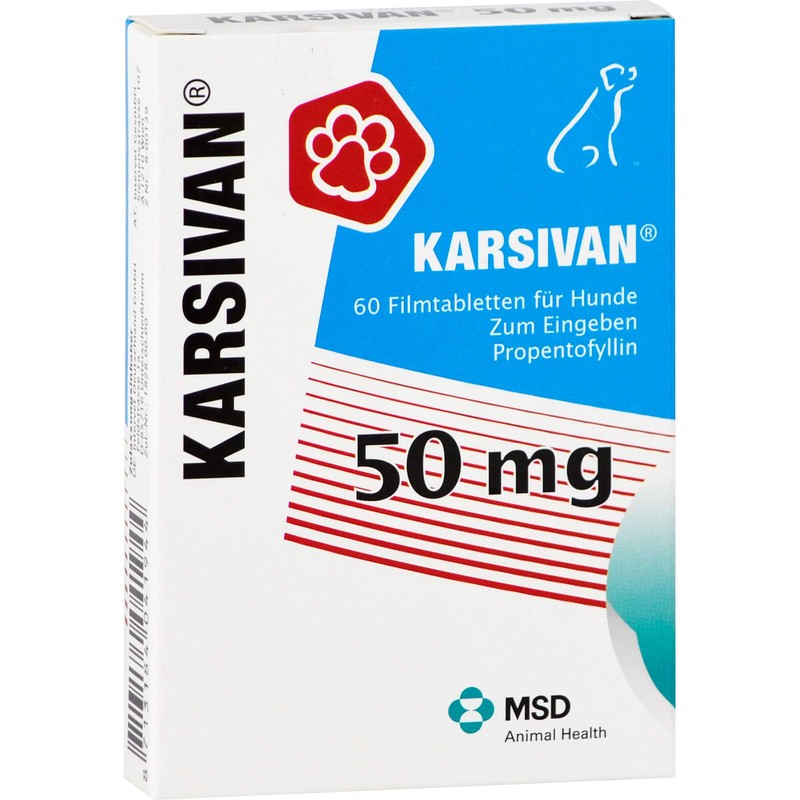 Karsivan 50 mg for senior dogs (60 tablets) more vitality