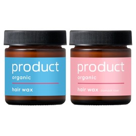Product Hair Wax & Hair Wax Damask Rose Set, 1.5 oz (42 g) Each