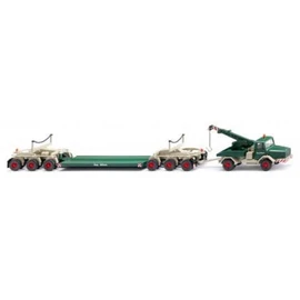 Wiking 049303 - 1/87 Faun 610/36 with Crane and Scheuerle Low Loader (1965-77)