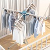 AUGMIRR Clothes Drying Racks, Height-Adjustable 52 Inches Updated Version,Stainless Steel
