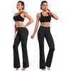 BUBBLELIME 29"/31"/33"/35"/37" 4 Styles Women's High Waist Bootcut Yoga Pants