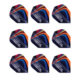 RED DRAGON Professional Player Peter Wright Snakebite Hardcore Form No. 6 Extra Thick - 100 Micron - Dart Flights 3 Sets per Pack (9 Dart Flights Total)