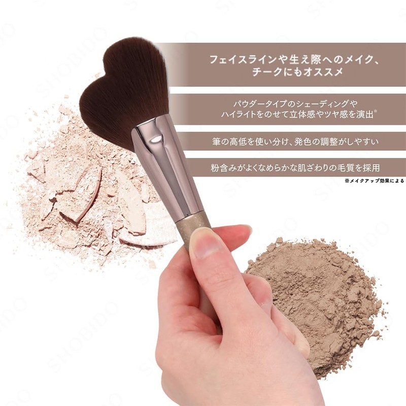 Shobido Cosmetics Hall SPV71578 Contrast Brush for Shading and Highlighting,