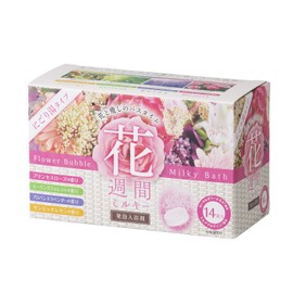 addgood Flower Weekly Bath Agent, Bordori Hot Water Type, 14 Tablets