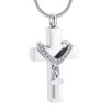 Minicremation Cremation Jewelry for Ashes Cross Urn Necklace for Women