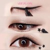 Veraly Delineador De Ojos Negro Plumón Y Sello De Figuras