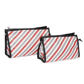 The Bharat Store Leak Proof Toiletry Bag Set of 2 (Multicolour Pattern)