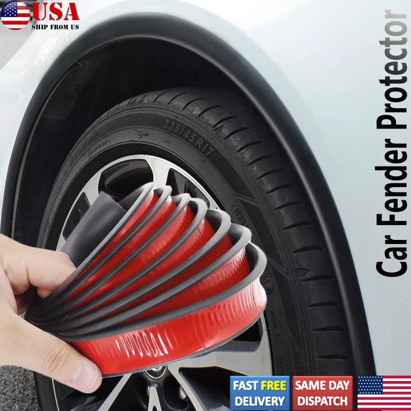 Xukey Fender Flares 10' Car Wheel Eyebrow Arch Extension Protector