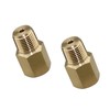 Zeiboat 2PCS 1/8 BSPT Male to 1/8-27 NPT Female, Thread