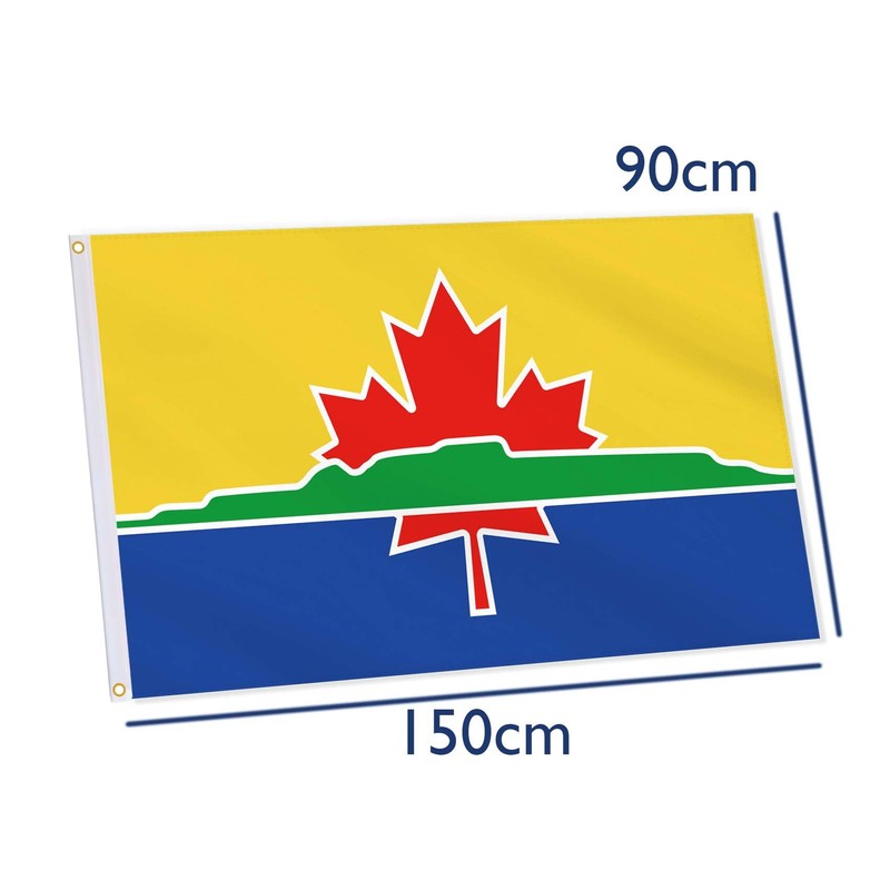 Thunder Bay Flag,3x5 FT Canadian City Thunder Bay Flag,36x60 Inch