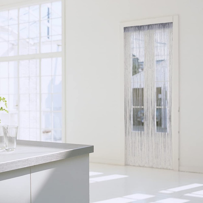 Door String Curtain, Wall Panel Fringe Window Room Divider Blind,