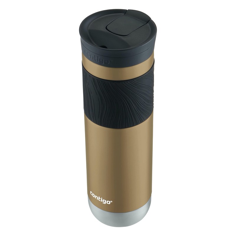 Contigo SnapSeal Taza de viaje de acero inoxidable aislada con