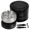 Dual Purpose 3" Inch Large Spice Dual Grinder, Including Fine