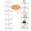 ELYKEN 4 Tier Shower Caddy Organizer Shelf Corner, 14.4 x