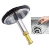 LEZED Bath Plug 43 mm Silver Universal Bath Plug with