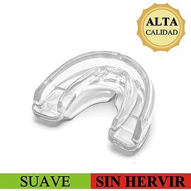 Guarda dental para dormir para evitar los ronquidos. SIN NECESIDAD DE CALENTAMIENTO O FUSIÓN. Solución para el bruxismo. Protector bucal diseñado prof