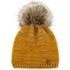 Faera Winter Warm Lined Faux Fur Bobble Hat, Fleece Lining,