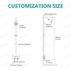 Aolemi Outdoor Shower Fixtures, 31" Exposed Shower System with Shower