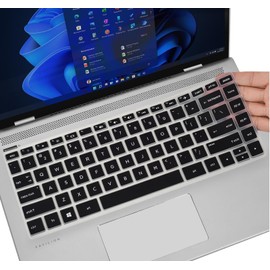 Keyboard Cover for HP Pavilion x360 14" /HP 14 Laptop 14-dq 14-fq 14-bf 14-cm/cf 14-df/dk/ds 14m-ba/cd 14m-dh 14-dq0040nr 14-dq0052dx/dq5009nr/dq0760dx/dq0762dx 14-fq1025nr/fq0033dx(Not Fit 14m-dw/dy)