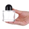 Enslz 100ML/3.4OZ Refillable Cosmetic Spray Bottle, Empty Glass Perfume Bottle