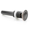 Oil Rubbed Bronze Pop Up Drain, Bathroom Vessel Lavatory Vanity