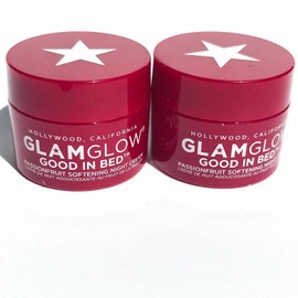 GLAMGLOW 2 x GLAMGLOW Good in Bed Passionfruit Softening Night Cream Mini 5 ml / .17oz
