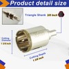 1 3/8 Inch (35mm) Diamond Hole Saw with Pilot Bit,