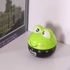Raguso Mechanical Timing Tool Cute Cartoon Timer Frog Shape Kitchen Timer 55 Minutes Timer Plastic Kitchen Timer Baking Timer Kitchen Timer (Green)