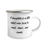 Joke Daughter Gifts, A daughter is a little artist who