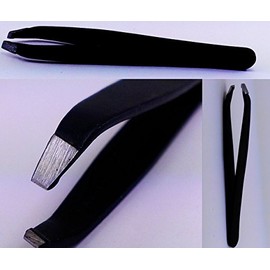 Beauty Icon Professional Expert Slant Tip Tweezers, Professional Stainless Steel for Eyebrows, Facial Hair & Ingrown Hair Removal