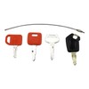 Notonmek 4 packs Heavy Equipment Ignition Key Compatible with Komatsu